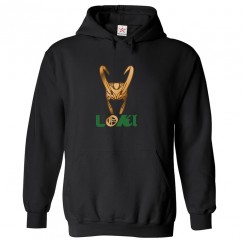Loki Classic Unisex Kids and Adults Pullover Hoodie for SuperHero Movie Fans